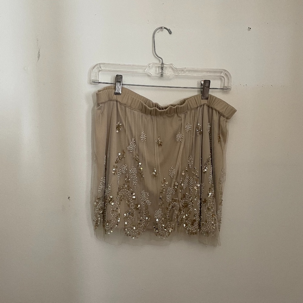 Zara Sequin Mini Skirt
